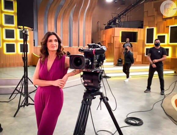 Fátima Bernardes voltou à TV em janeiro de 2021, 1 mês após ser operada