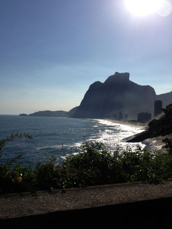 Xuxa publica mais uma paisagem. 'Eu no engarrafamento no Rio!', escreve