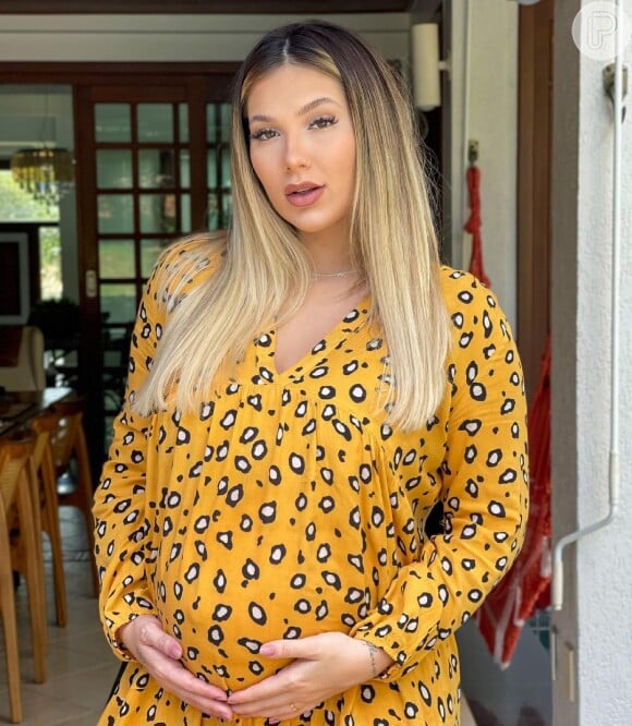 Virgínia Fonseca exibe barrigão nas redes sociais e estranha corpo magro antes da gravidez
