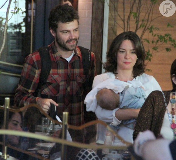 João Gabriel é filho de Regiane Alves com o cineasta João Gomez. O bebê nasceu em abril de 2014