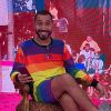 Gil do Vigor, do 'BBB21', surgiu com maquiagem em live que antecedeu a transmissão da Parada do Orgulho LGBTQIA+