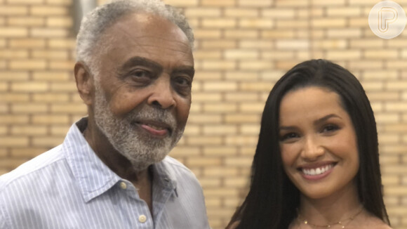 Juliette e Gilberto Gil cantaram juntos em live