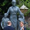 Princesa Diana foi homenageada pelos filhos na inauguração de estátua no Kensington Palace