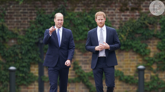 Príncipes Harry e William selam 'trégua' sugerida por Kate Middleton ao homenagear Lady Di. Entenda!