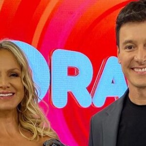 Rodrigo Faro gravou publicidade com Eliana no SBT; emissora negou que apresentador tenha se recusado a fazer teste de Covid antes o encontro