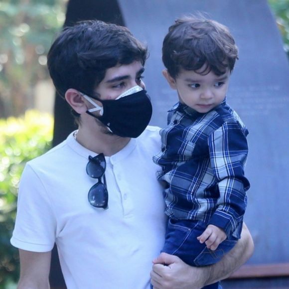 Filho de Mabel Calzolari e João Fernandes ganhou homenagem do pai em aniversário de 2 anos