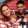 Virgínia Fonseca e Zé Felipe são pais de Maria Alice, de 2 meses: 'O olho e o nariz eu acredito que é do Zé. A boca, a bochecha e a cor, minha'