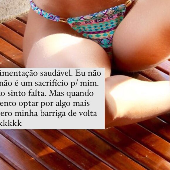 Romana Novais revela que quer barriga de antes do parto de filha com Alok de volta: 'Sem neura, no meu tempo'