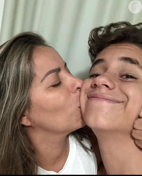 Walkyria Santos fez homenagem para Lucas, seu filho