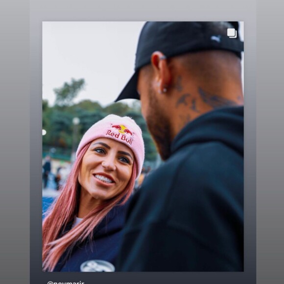 Neymar e Leticia Bufoni se encontraram em Paris e reação dela foi 'zoada' pelo jogador