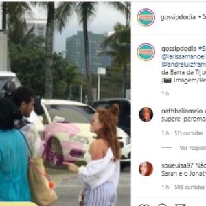 Larissa Manoela e André Luiz Frambach são vistos juntos no Rio após rumor de namoro