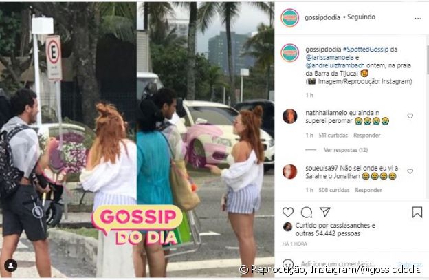 Larissa Manoela e André Luiz Frambach são vistos juntos no Rio após rumor de namoro