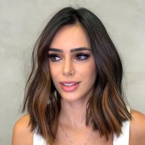 Cabelo de Bruna Biancardi: namorada de Neymar renova corte e cor do cabelo