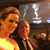 Ana Furtado acompanha cerimônia do Emmy Internacional ao lado do marido, Boninho