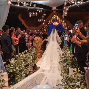 Viviane Araujo e Guilherme Militão: casamento teve 2 bolos, vinhos e buffet