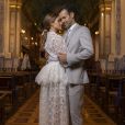 Carol Celico se casou com Eduardo Scarpa  na Igreja Nossa Senhora do Brasil, em São Paulo 