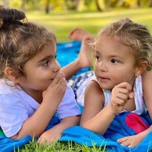 Ivete Sangalo também é mãe das gêmeas Helena e Marina, de 3 anos