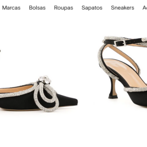 Sapato usado por Marília Mendonça é da grife Mach & Mach e está disponível pelo valor de R$ 13.756 no site da multimarcas Farfecth