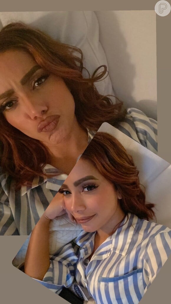 Anitta mostrou selfies ruivas e encantou os internautas