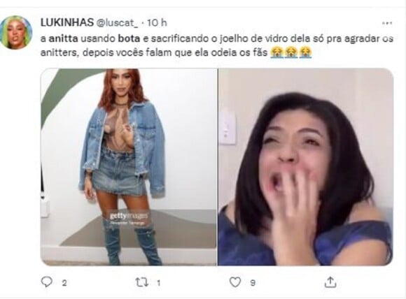 Look jeans e cabelo ruivo: Anitta agita fãs com visual novo