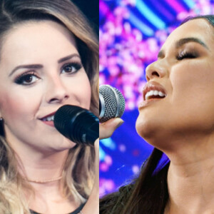 Sandy e Juliette cantaram juntas no 'Domingão com Huck'