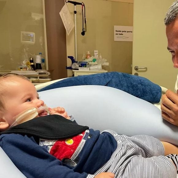 Filho de Malvino Salvador e Kyra Gracie foi internado por causa de uma bronquiolite