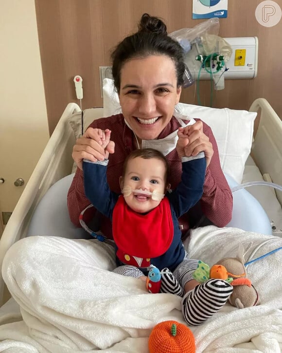 Filho de Malvino Salvador e Kyra Gracie teve alta após internação por bronquiolite