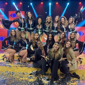 Paula Santos e Nathália Ramos são outras bailarinas do Faustão que foram para a Band com o apresentador