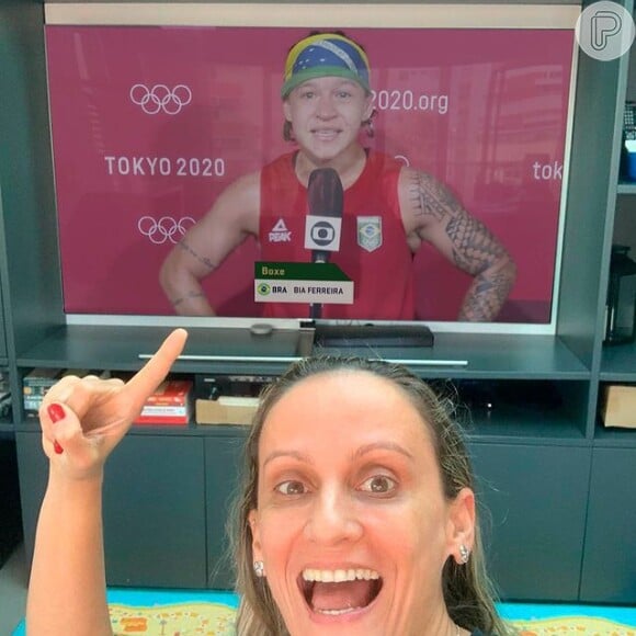 Jogadora de vôlei e comentarista esportiva, Fabi Alvim exaltou medalhistas olímpicas mulheres em Tóquio 2021