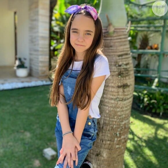 Lara Fanganiello, de 11 anos, foi a Lara da novela 'Carinha de Anjo'