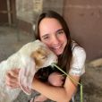  Lara da novela 'Carinha de Anjo', Lara Fanganiello é apaixonada por animais 