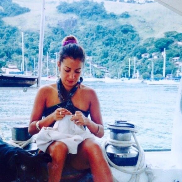 Elaine Cristina, mãe de Marina Moschen, foi diagnosticada com um linfoma não Hodgkin em 2016