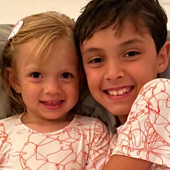Eliana falou da relação dos filhos e mostrou uma fotos deles juntos