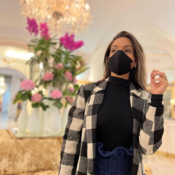 Thais Fersoza faz vídeo de pizza em Paris: 'Essa eu dedico especialmente à Bruna Marquezine'