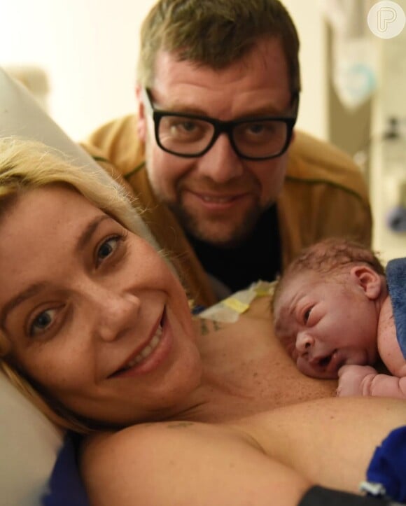 Luiza Possi deu à luz seu segundo filho, Matteo