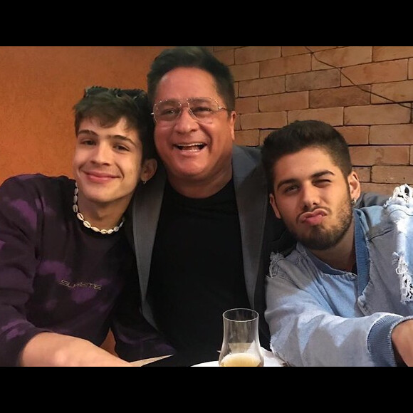 Zé Felipe, de 23 anos, e João Guilherme, de 19, são filhos do cantor Leonardo