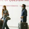 Marina Ruy Barbosa e o namorado foram flagrados em aeroporto de São Paulo 
