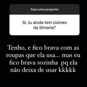 Irmã de Simaria, Simone respondeu questões dos seguidores em seu Instagram