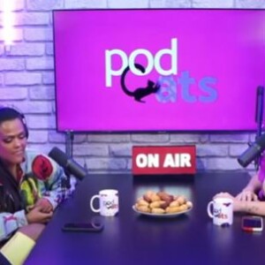 Virgínia e Camila Loures apresentam o PodCats horas depois do podcast de Tata Estaniecki