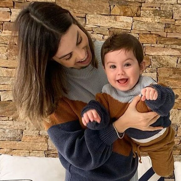 Sthefany Brito preparou uma surpresa para o filho, Antonio Enrico