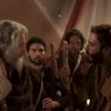 Reta final de 'Gênesis': Irmãos insistem com o pai sobre Benjamin (Marcus Bessa) e Judá (Thiago Rodrigues) promete proteger o caçula