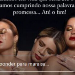 Maraisa, da dupla sertaneja Maiara e Maraisa, justifica decisão de assumir shows de Marília Mendonça após morte da cantora