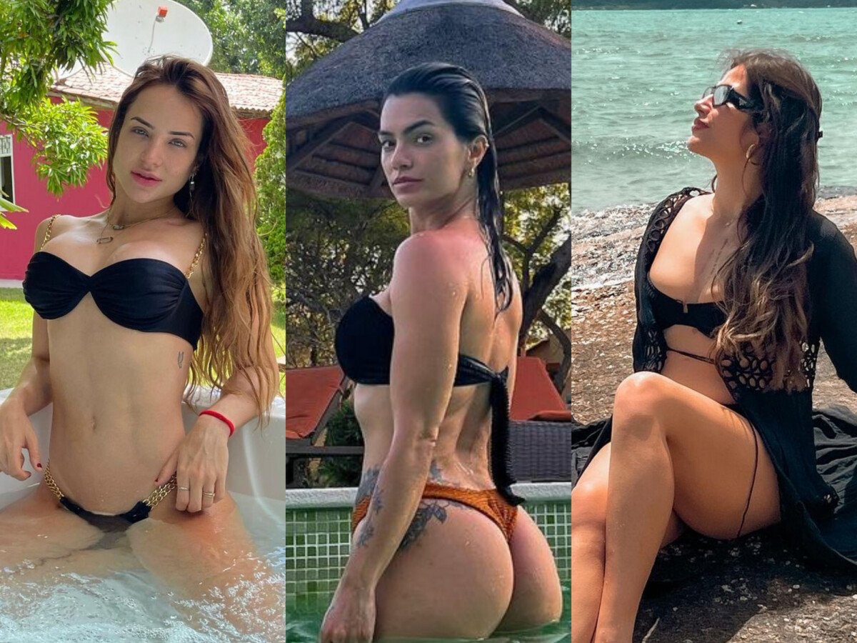 Foto: Gabi Martins, Kelly Key e Jéssica Beatriz Costa preferiram modelos de  biquíni na cor preta - Purepeople