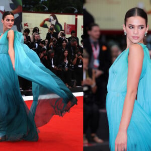 Capa foi destaque em look de gala de Bruna Marquezine em 2018