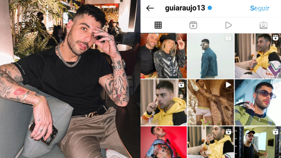 Gui Araújo excluiu todas as fotos de 'A Fazenda 13' de seu Instagram