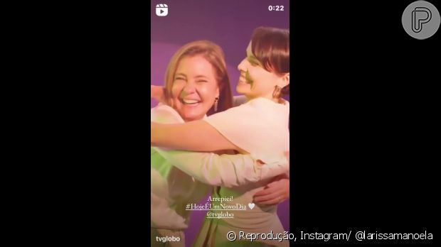 Larissa Manoela participa de vinheta de fim de ano da Globo