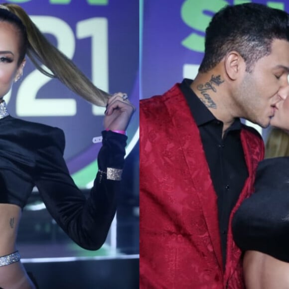 Gabi Martins caprichou no look e trocou beijos com Tierry no Prêmio Multishow 2021