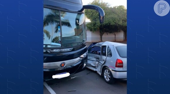 Acidente da equipe de Israel e Rodolffo deixou o motorista do carro ferido