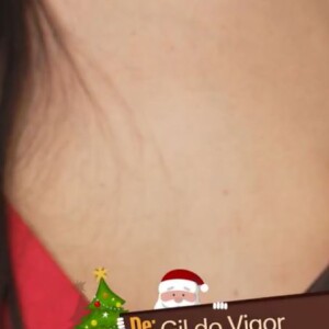 Juliette mostra o colar grifado da Vivara, escolhido por Gil do Vigor no Amigo Oculto/Secreto do 'Fantástico', e afirma que amou o presente