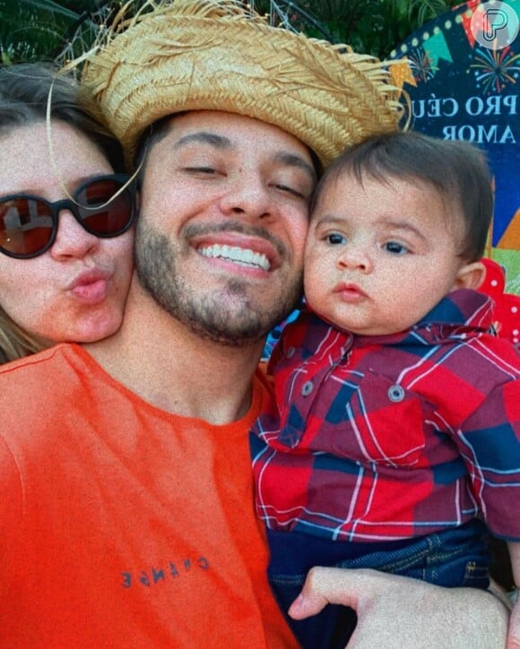 Leo, filho de Murilo Huff e Marília Mendonça, teve sua primeira festa de aniversário após a morte da mãe, já que em 2020 não puderam fazer o evento pela pandemia